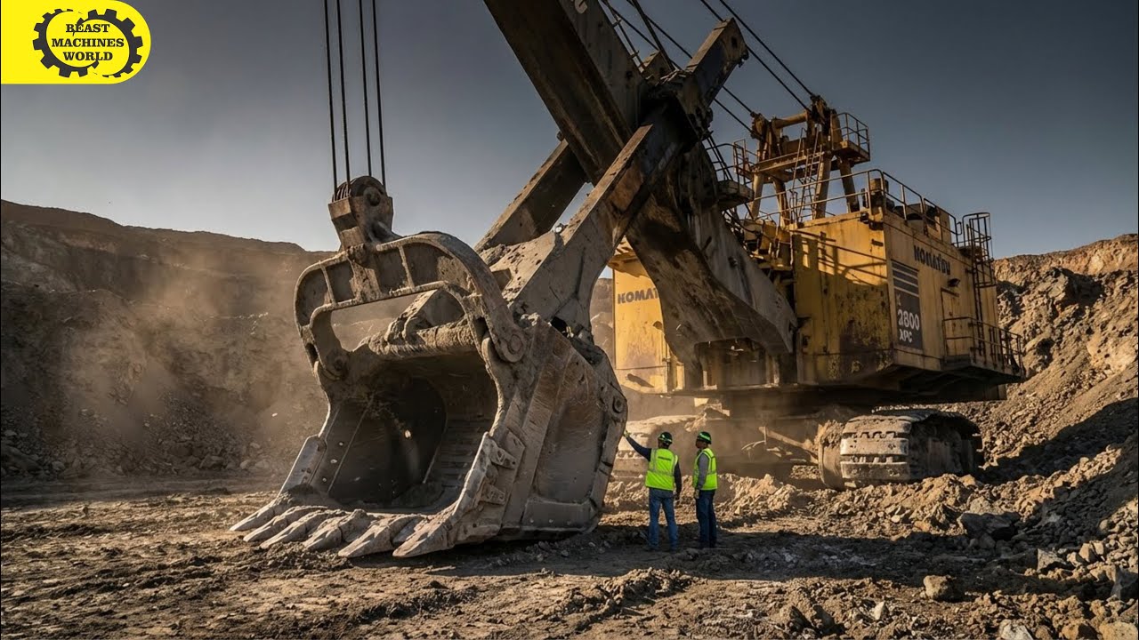 World’s Largest Excavators at Work in Open Pits
