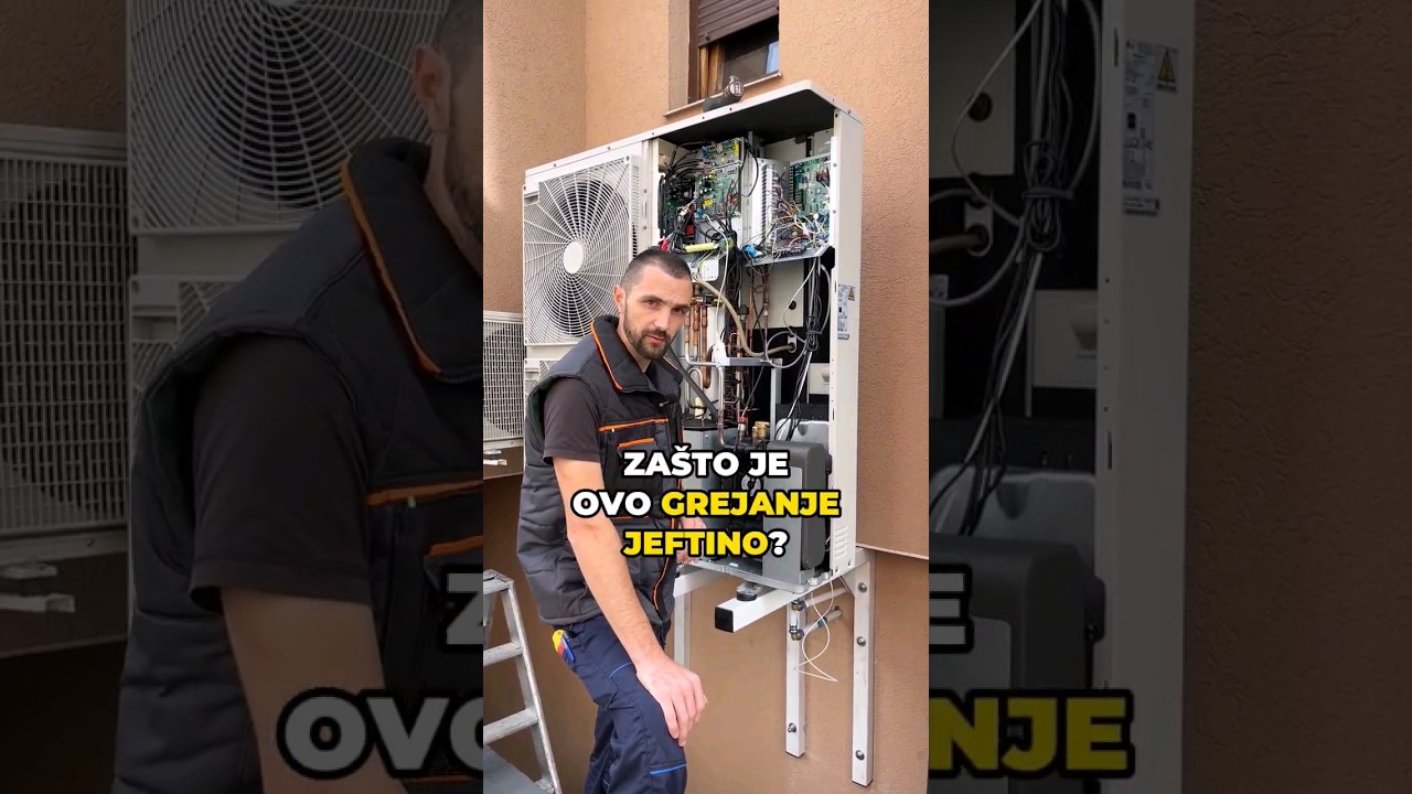 Kako toplotna pumpa vazduh - voda pravi toplotu.