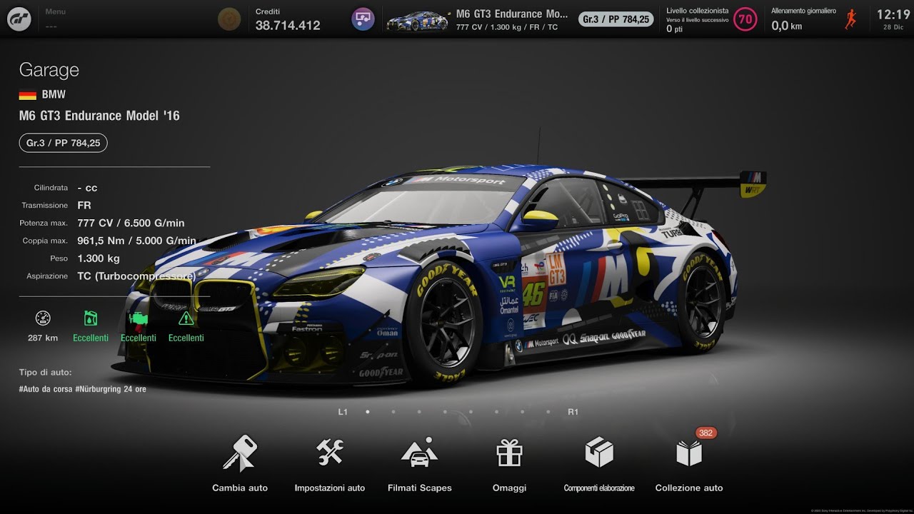 GT7 ABU DHABI 800PP - BMW M6 GT3 ENDURANCE MODEL '16