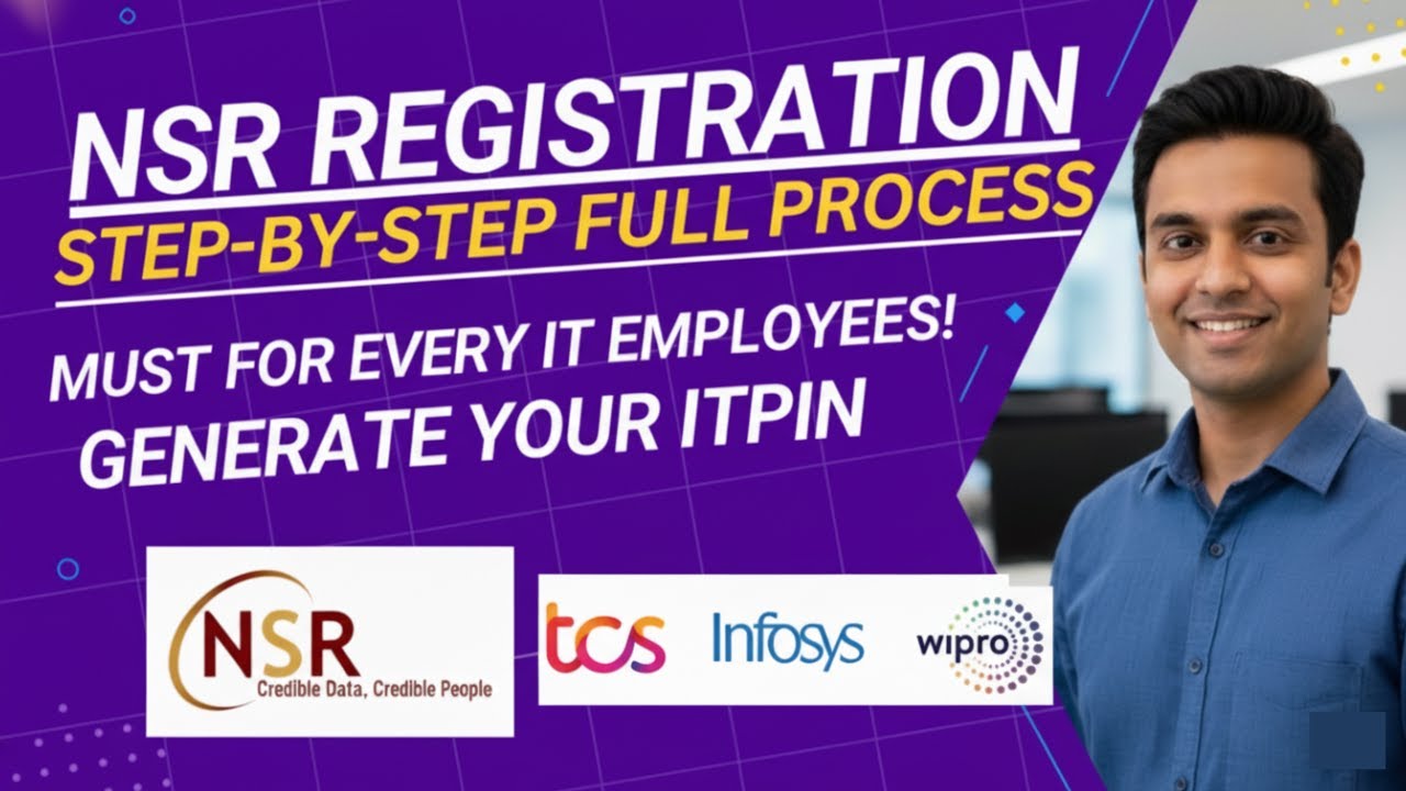NSR Registration Process 2025 | Step-by-Step Guide to Generate Your NSR ITPIN