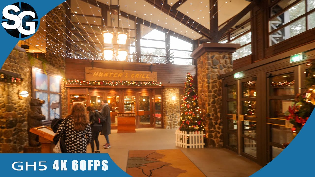 Hunter's Grill Restaurant - Disney Sequoia Lodge Hotel | Disneyland Paris Christmas January 2023
