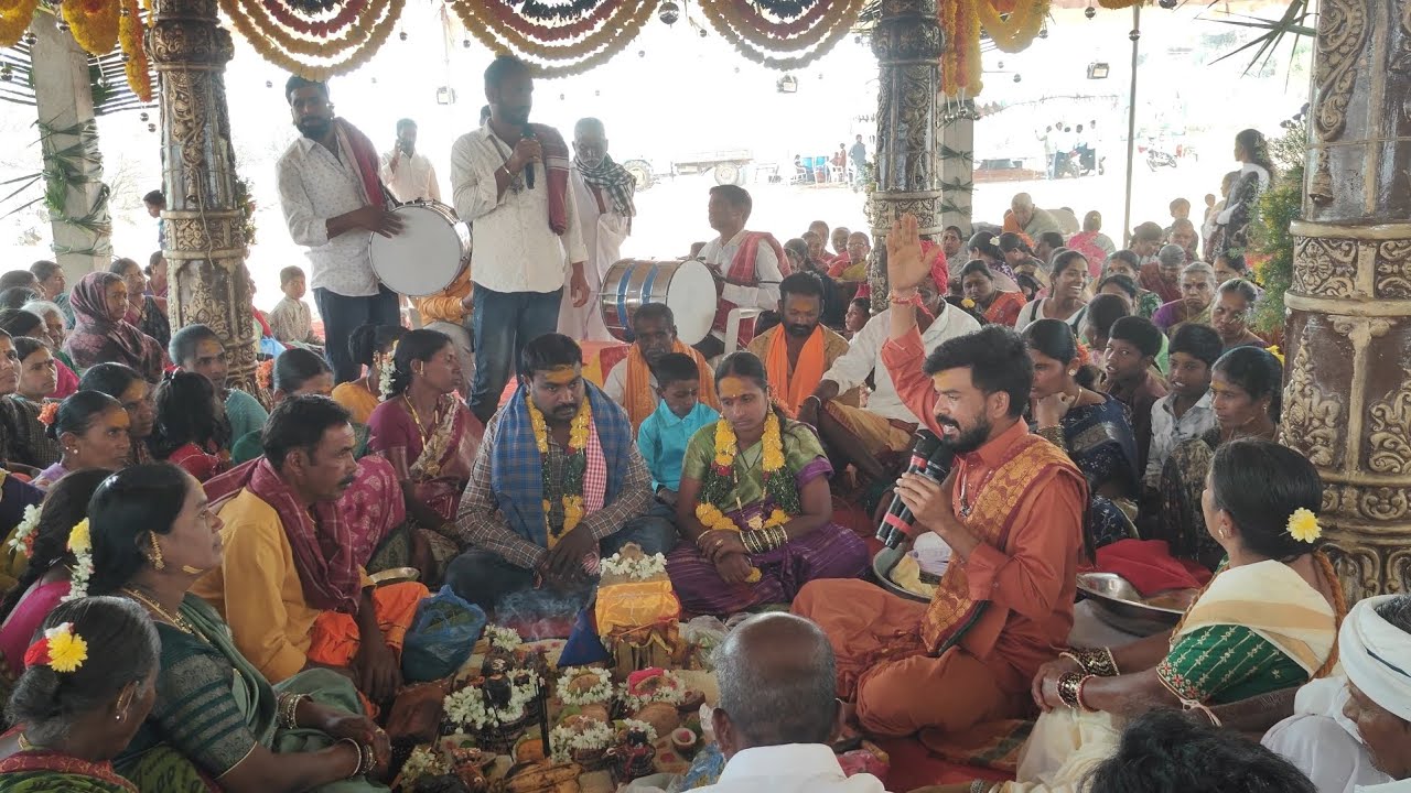 #🕉️హనుమాపురం మల్లన్న జాతర లో మల్లన్న చరిత్ర బాల మహేష్ చౌదర్ పల్లి 8340 966354🕉️#