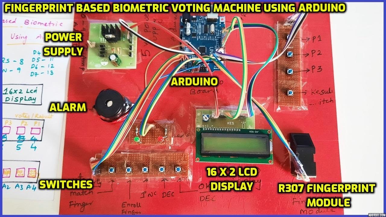 Biometric Electronic Voting Machine Using Fingerprint Sensor and Arduino