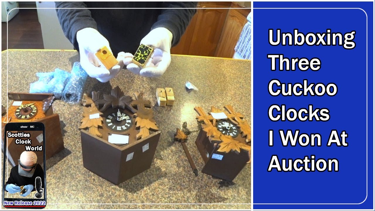 Unboxing Three Black Forest Cuckoo Clocks