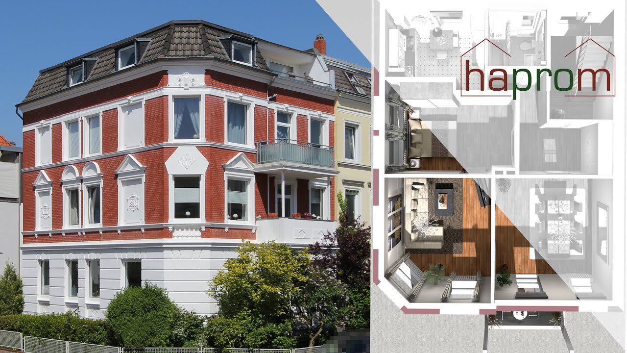 bel etage / 3-Zimmer-Wohnung in Toplage Lübecks / nahe der Wakenitz