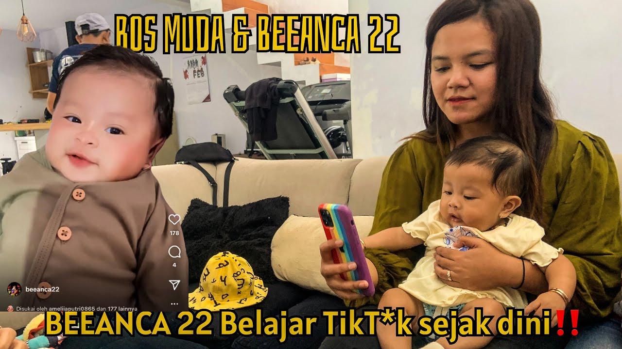 BOS MUDA & BEEANCA 22‼️BEEANCA 22 udah belajar main TikT*k,begini reaksi MAMI CITRA TUPALL 22