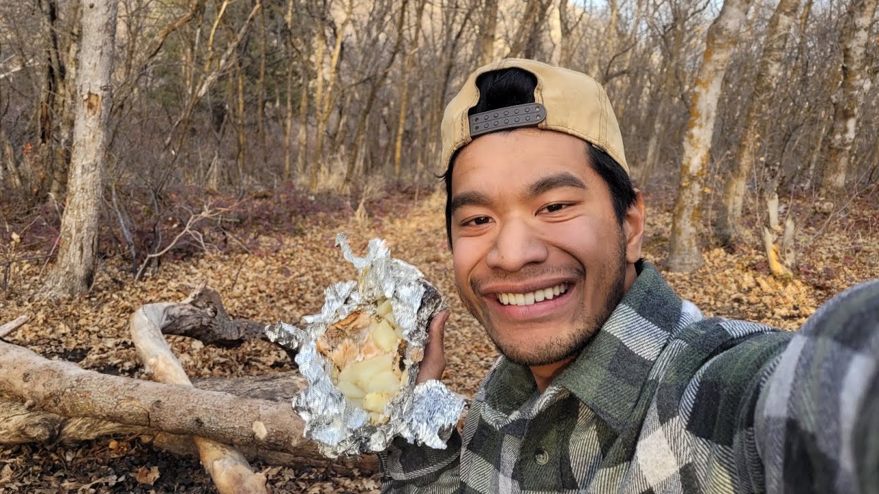 Made A Luxurious Outdoor Tin Foil Dinner(Part One)