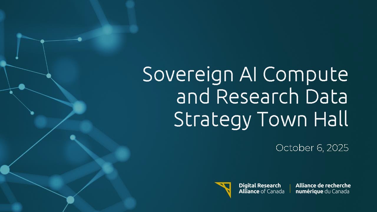 Sovereign AI Compute & Research Data Strategy Town Hall