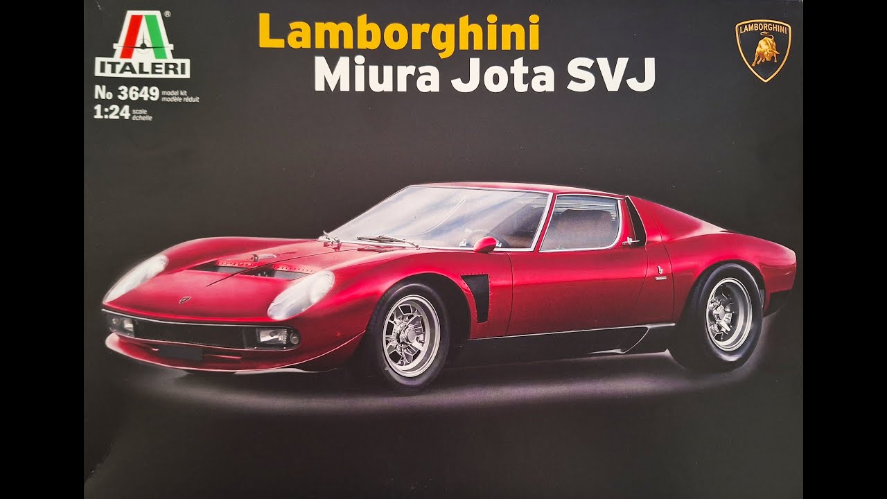 Lamborghini Miura Jota SVJ Italeri 1/24 Part-1