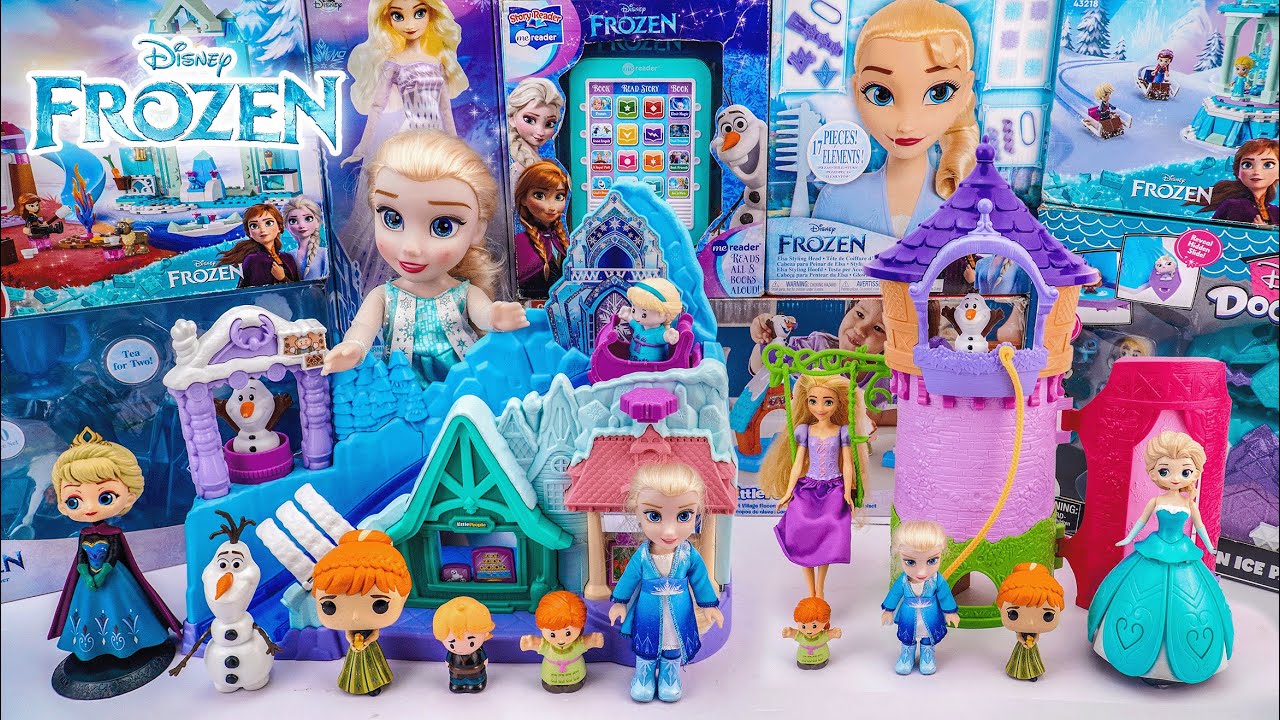 Unboxing Cute Disney Princess Toys Collection | Disney Frozen Arendelle Sledding Adventures Playset