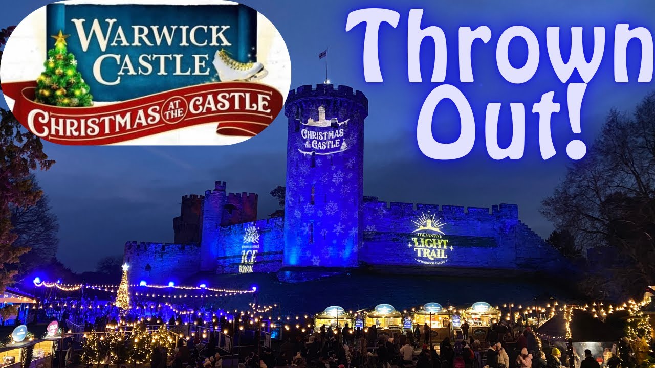 Warwick Castle Christmas 2025: Magical Light Trail, Ice Skating & Family Fun! 🎄Asked To Leave Castle