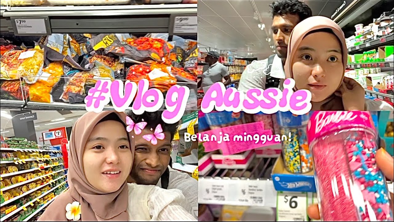 Belanja Mingguan di Australia! 🛒✨ #brisbane #shopping #belanjamingguan #vlogke2