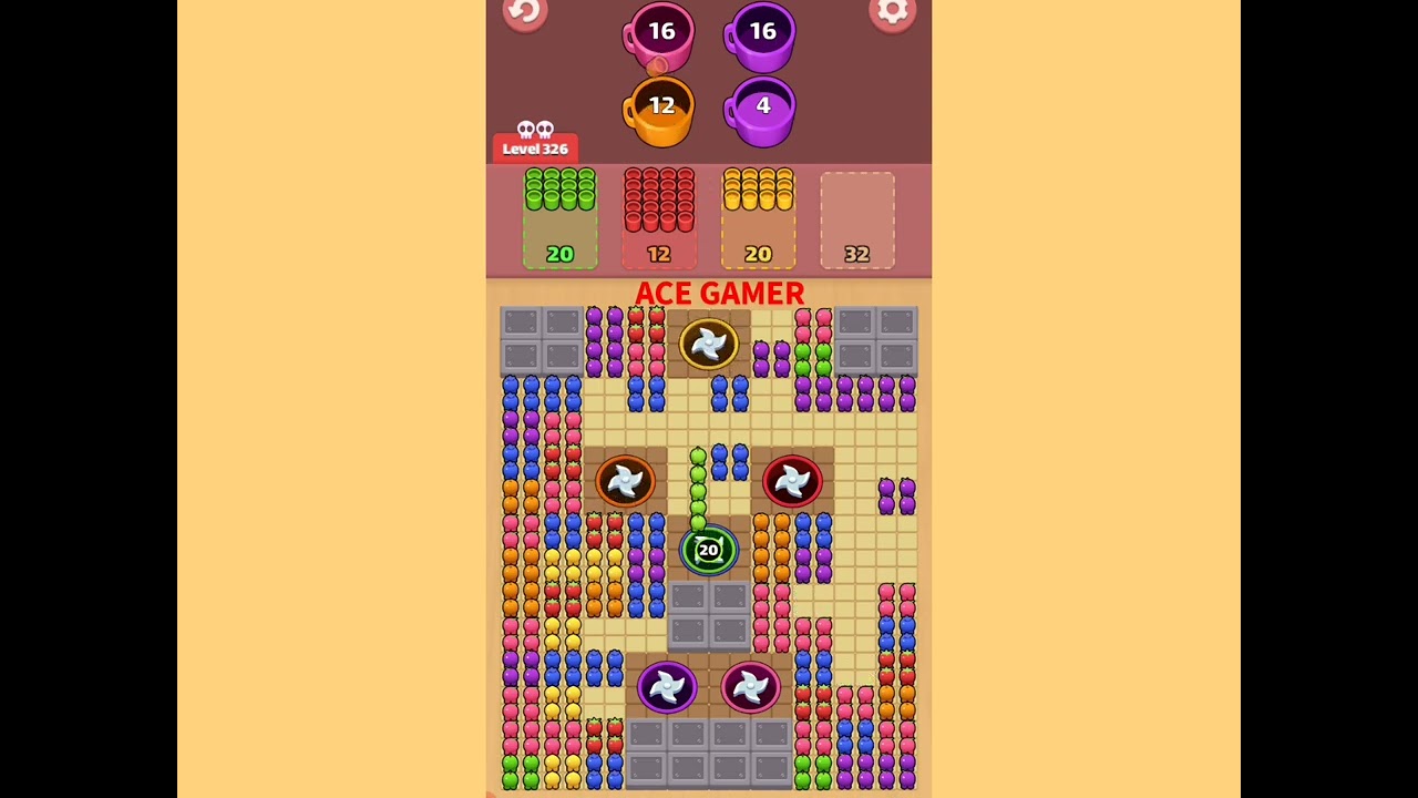 Fruit Hole Level 326 walkthrough solution 