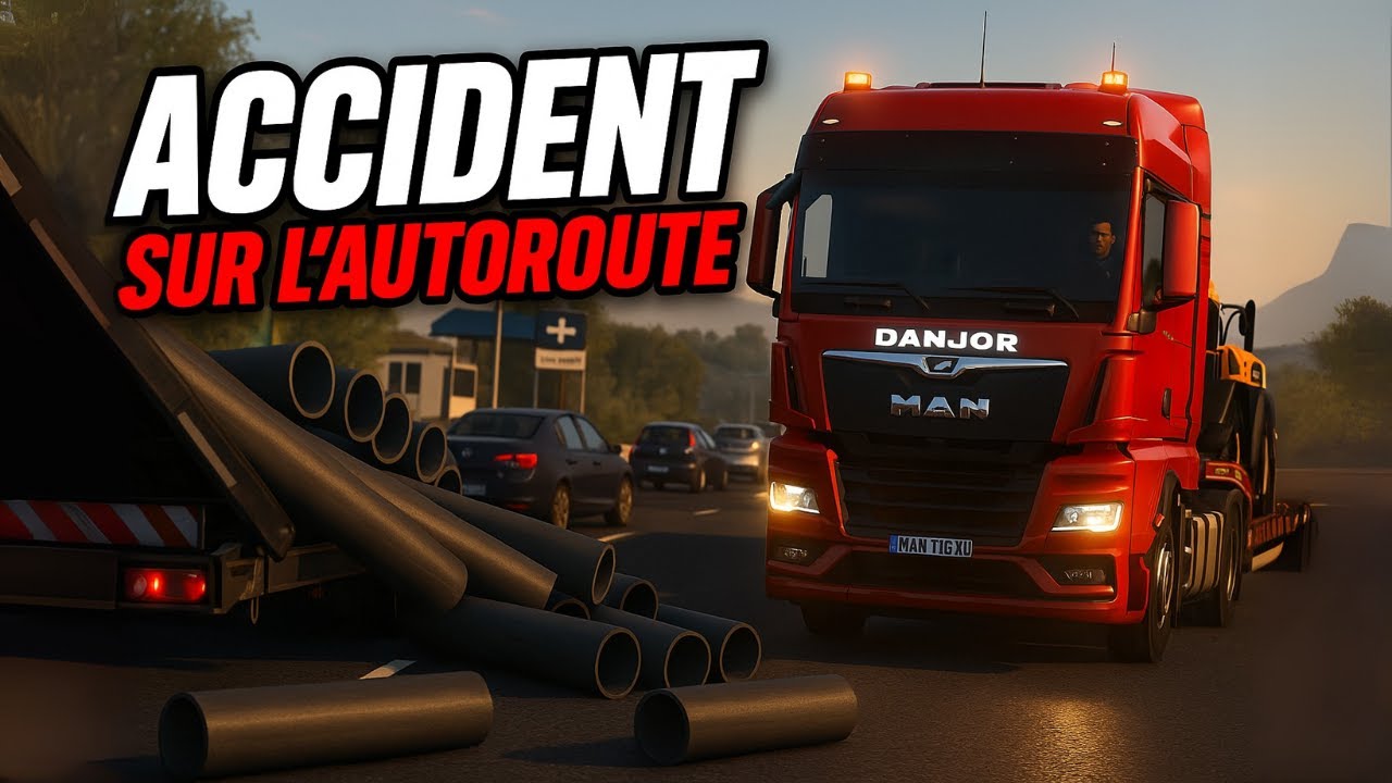 GRÈCE ➜ TURQUIE : PASSAGE DE DOUANE COMPLIQUÉ, ACCIDENT ET NUIT À LA DOUANE ! #3 Let's Play ETS 2