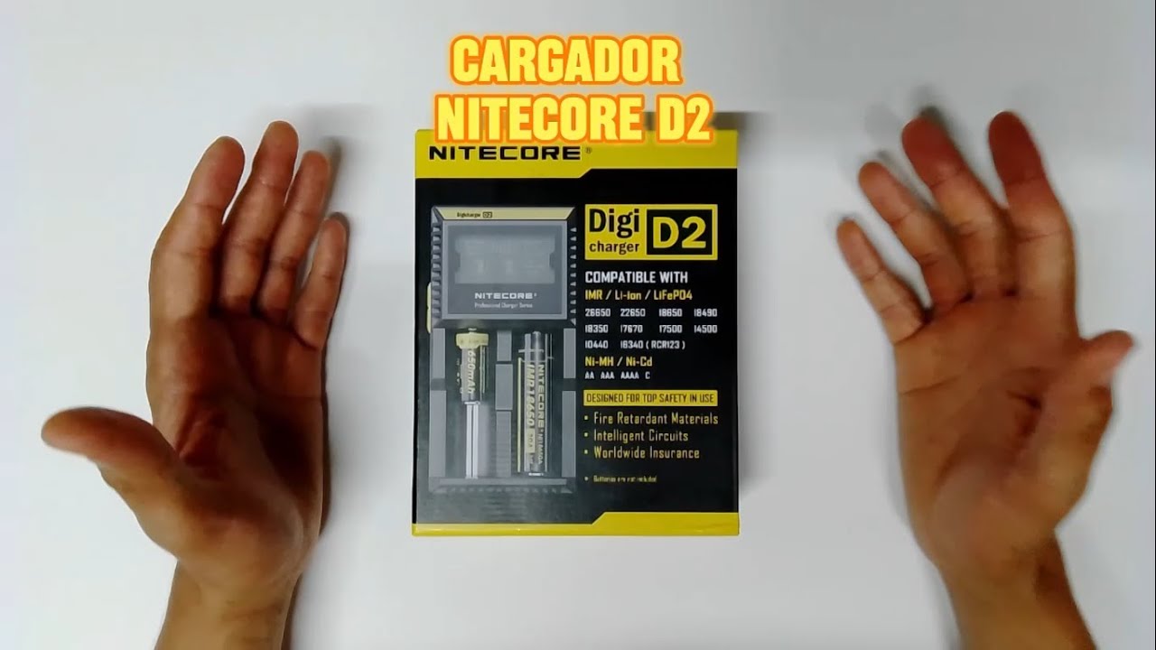 ⚡Cargador Baterías Nitecore D2⚡ #nitecore #batterycharger #18650 #21700 #26650 #nimh #liion #litio