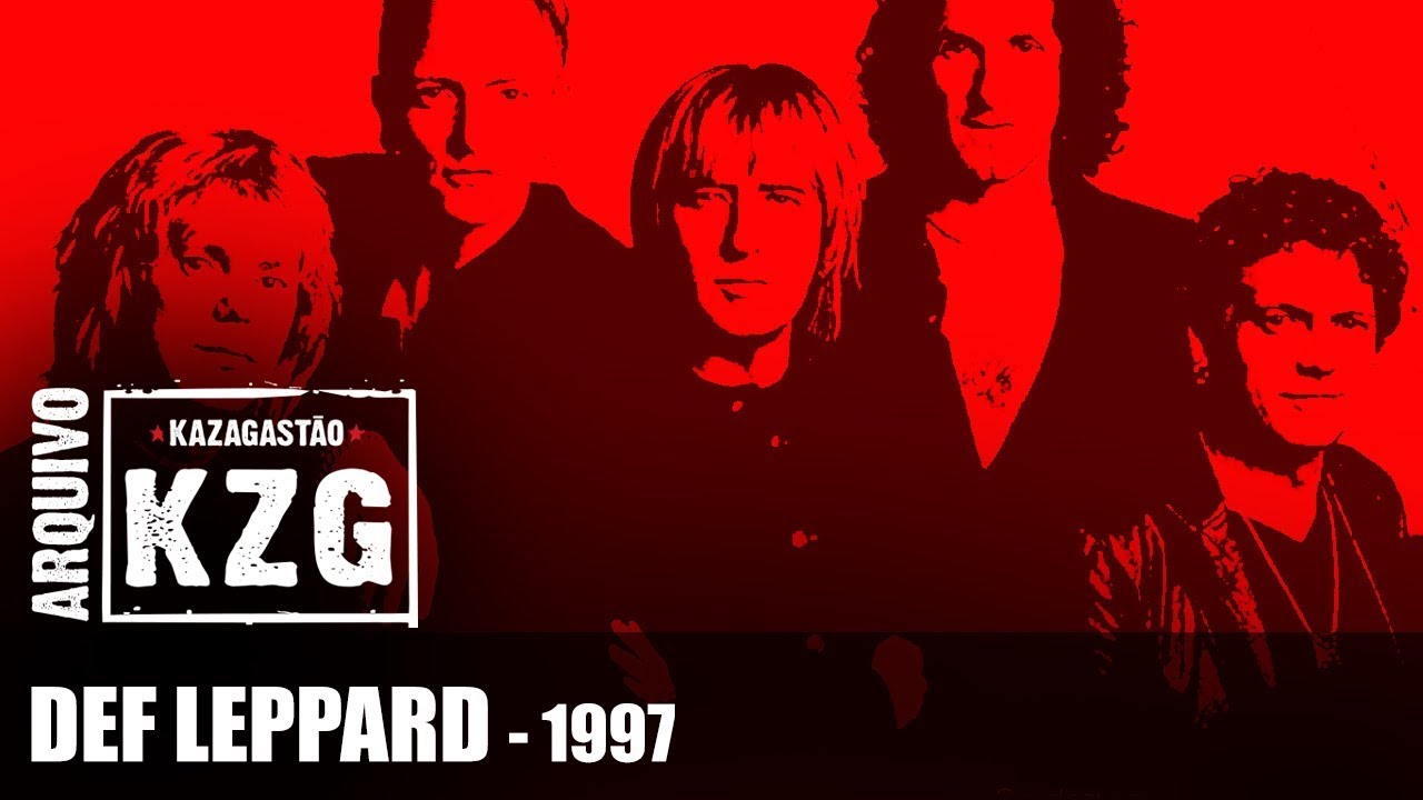 DEF LEPPARD no Fúria Metal (1997) - Arquivo KZG - entrevistado por Gastão Moreira