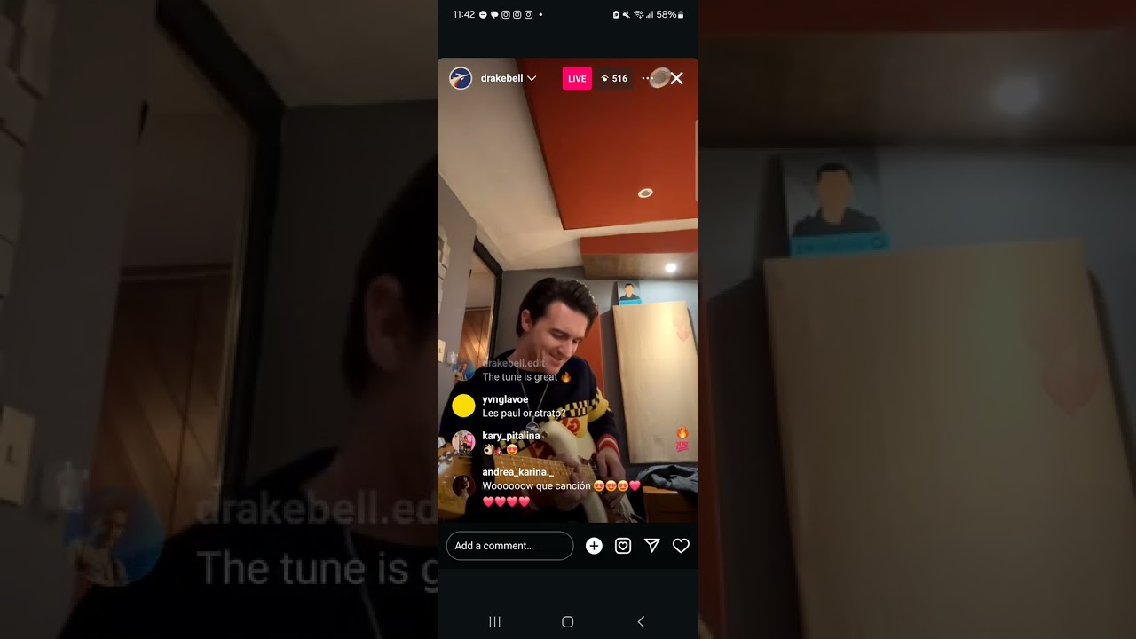 Drake Bell Instagram Live August 27th, 2024