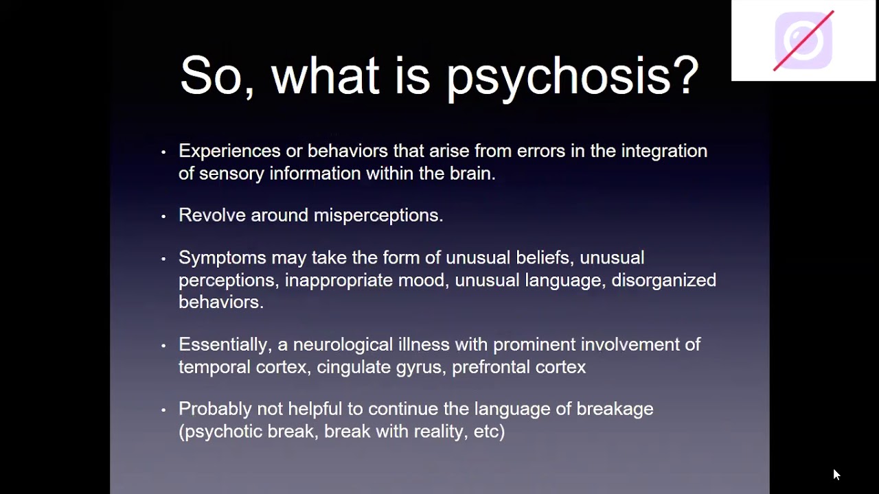 What is psychosis ?