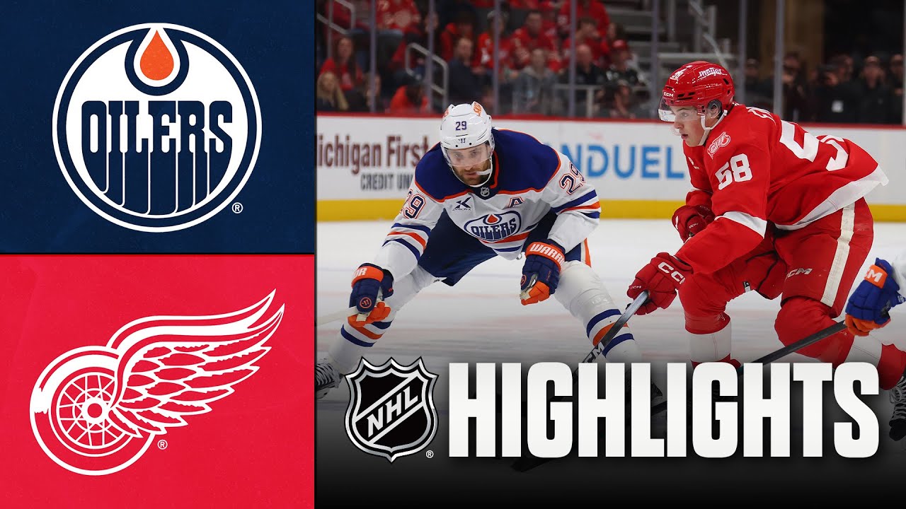 NHL Highlights | Oilers vs. Red Wings | October 19, 2025