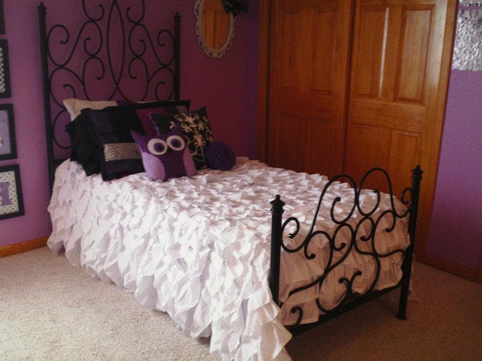 DIY: Ruffled Bedspread