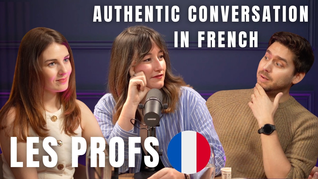 Conversation authentique en fran&ccedil;ais 🇫🇷 avec les profs Nelly & Ben