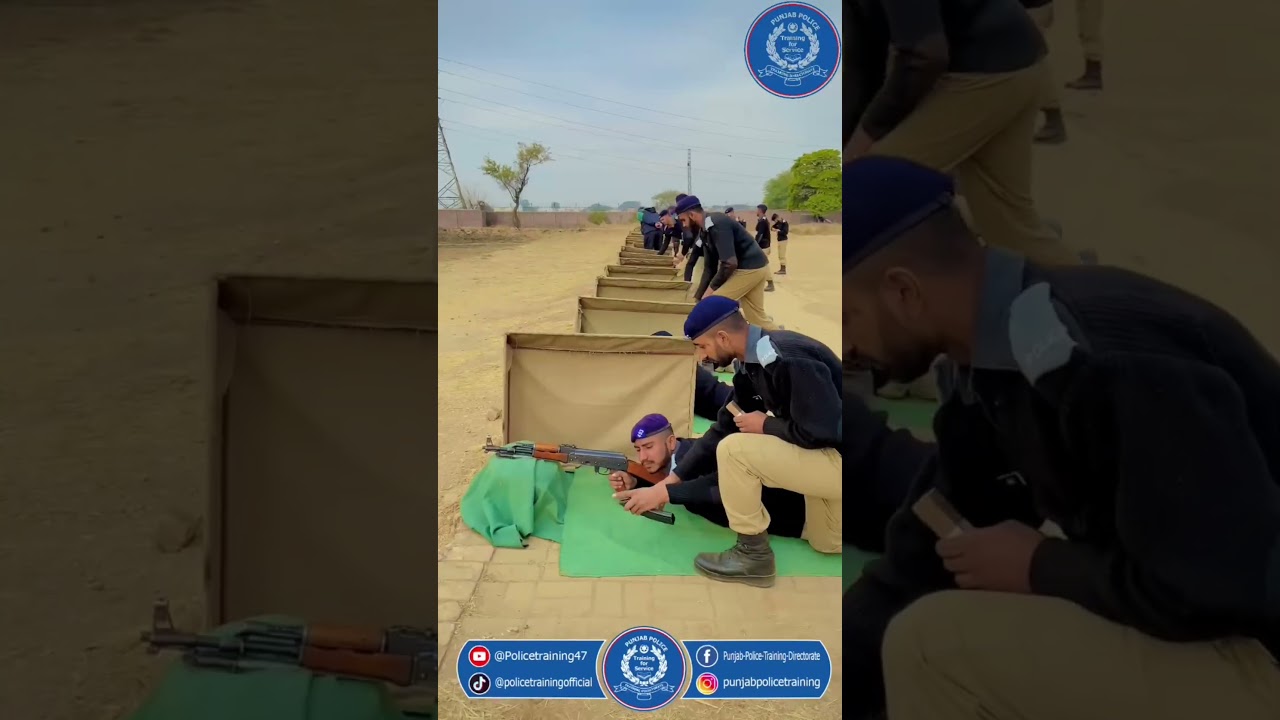 Fire Practice police training #punjabpolice
