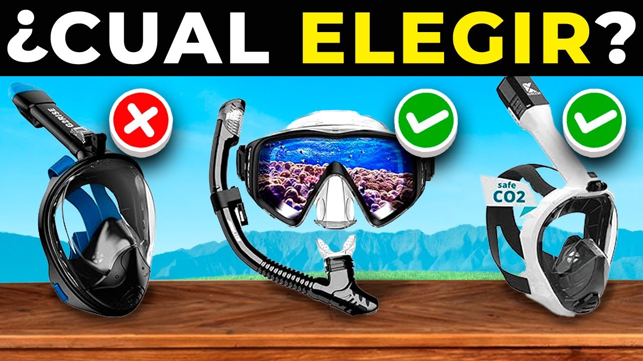 😮 Las 5 MEJORES MÁSCARAS de BUCEO 2025 | MÁSCARAS de PESCA SUBMARINA y BUCEO