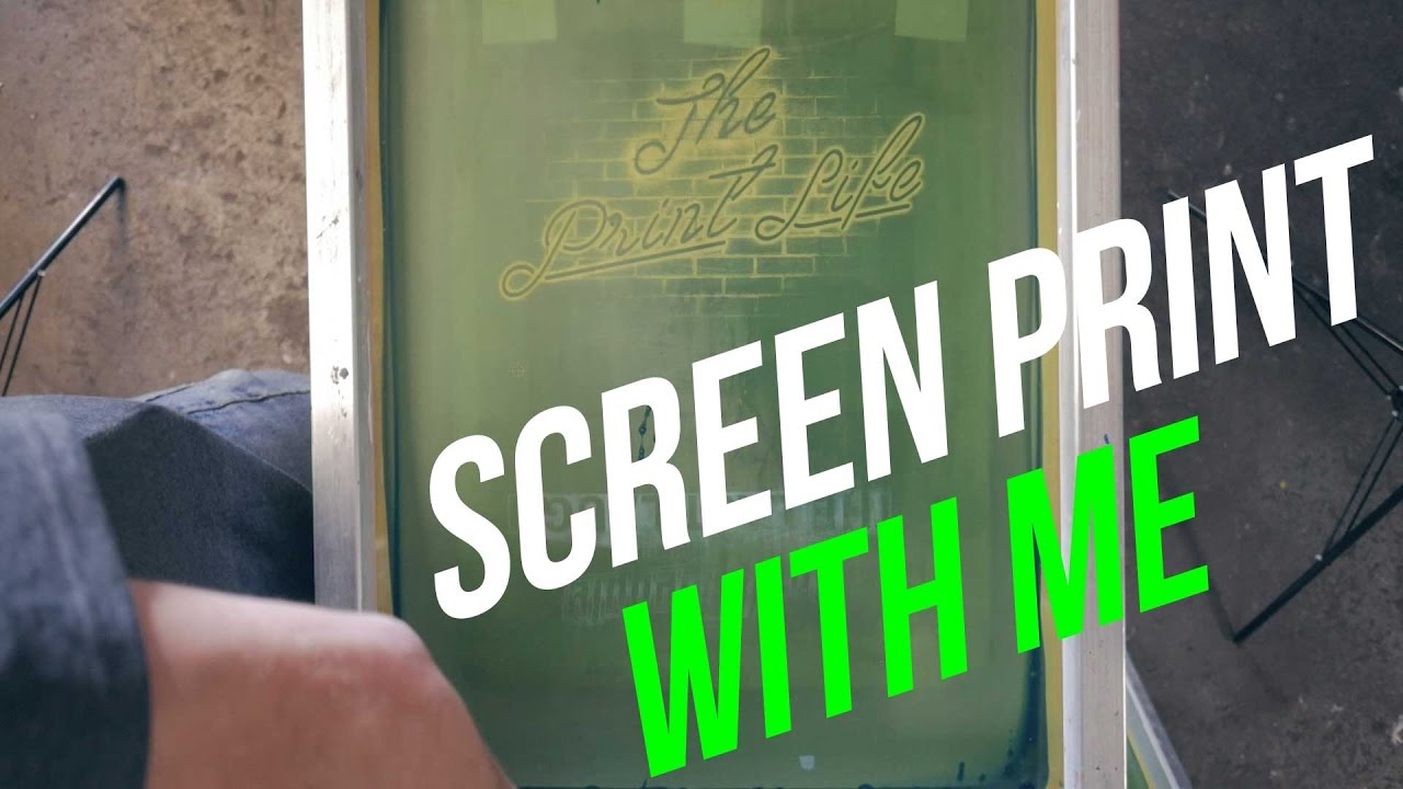 Come Silk Screen Print with Me | Cam Earven Monument Limited