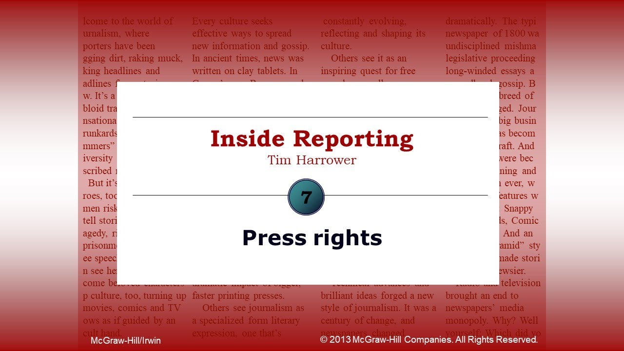 Press rights