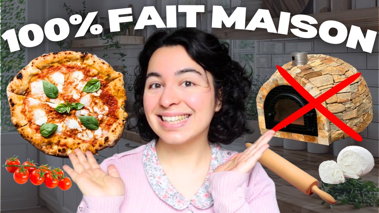 COMMENT FAIRE UNE PIZZA MAISON DE A À Z ? PÂTE, MOZZARELLA VEGAN, SAUCE... SANS FOUR À PIZZA !