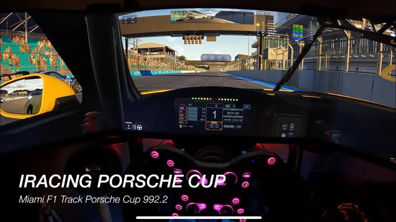 IRACING Porsche Cup Miami
