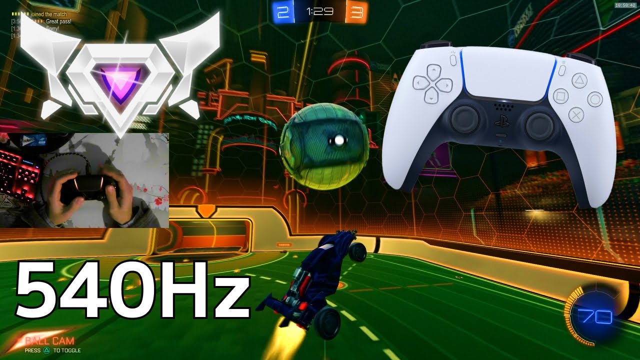 PS5 Controller ASMR 😴 Rocket League Ranked 🏆 Satisfying 360 FPS 4K