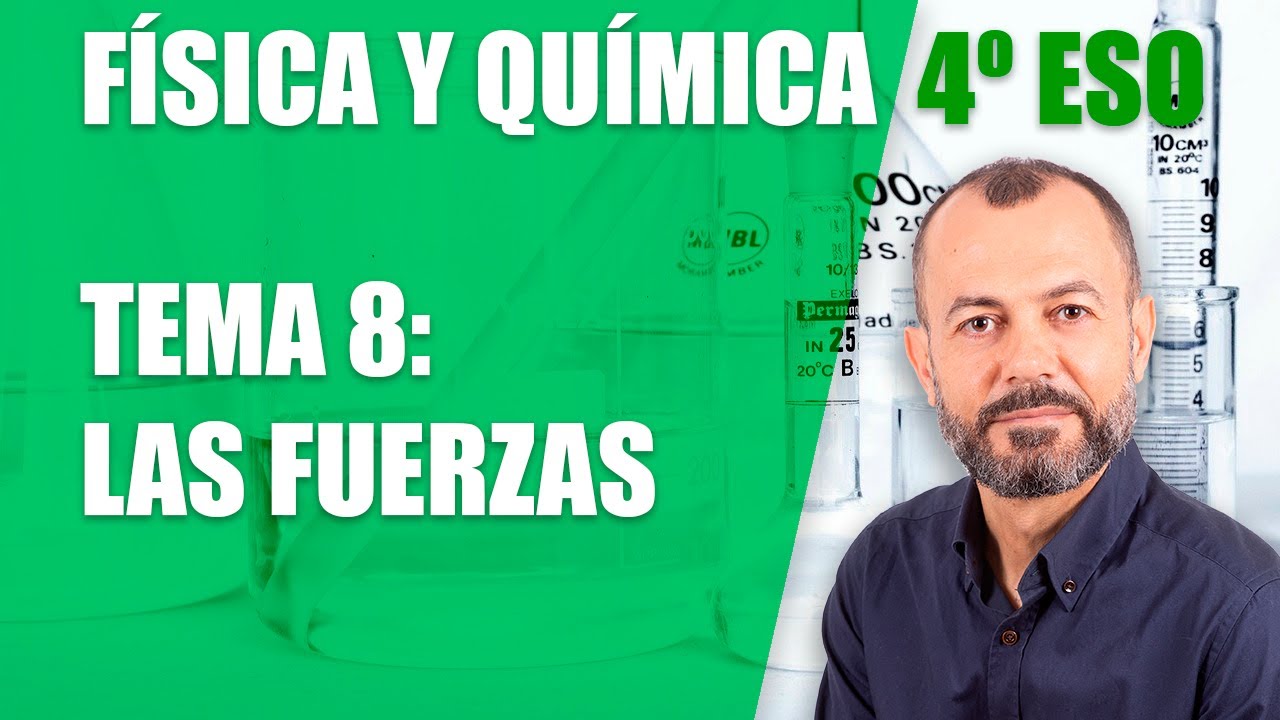 Las fuerzas (Newton, peso, normal, rozamiento, empuje, tensión) - Tema 8 - Física y Química 4 ESO