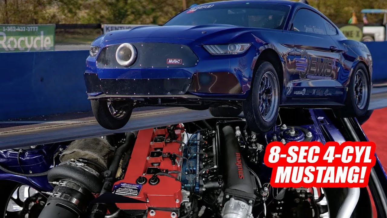 4-Cylinder Mustang Runs 8s! Ecoboost with Kelford Cams