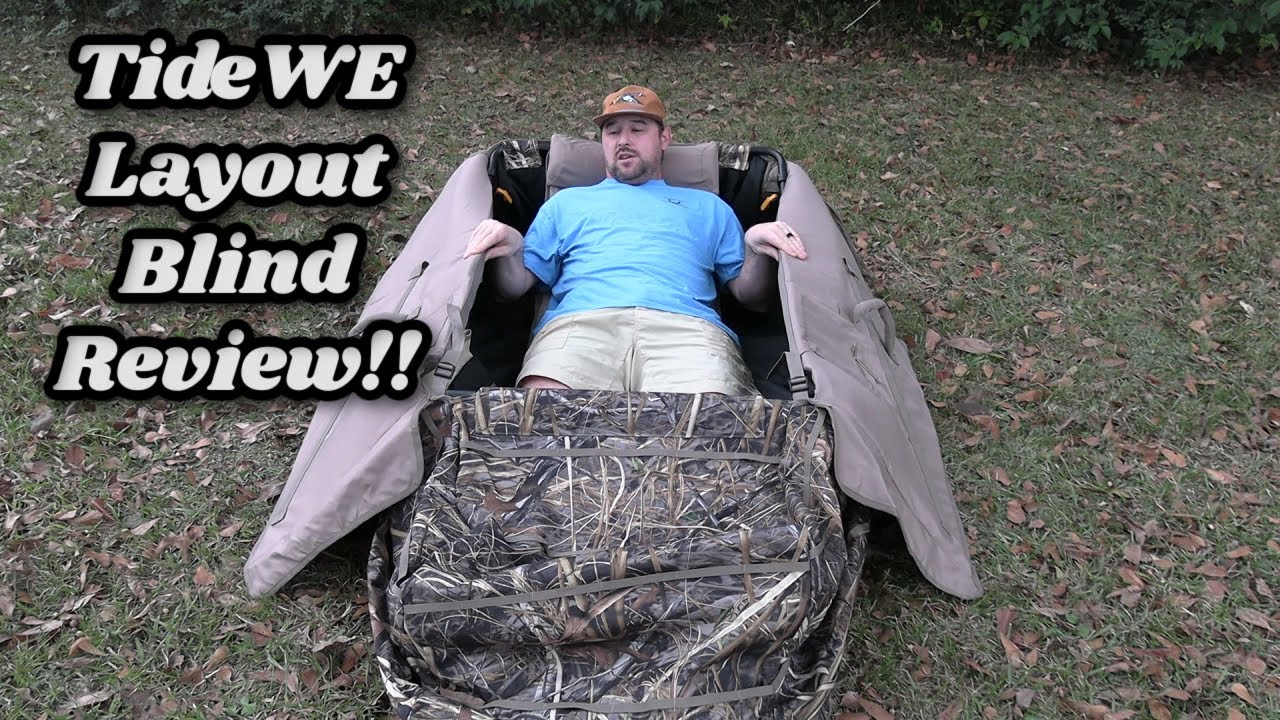 Duck Hunting - BEST BUDGET LAYOUT BLIND!! TideWe Layout Blind Review