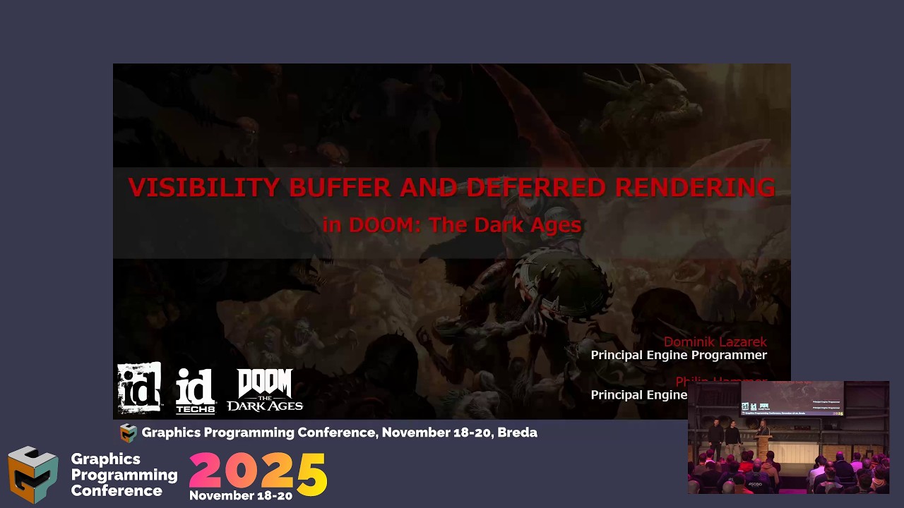 Visibility Buffer and Deferred Rendering in DOOM: The Dark Ages