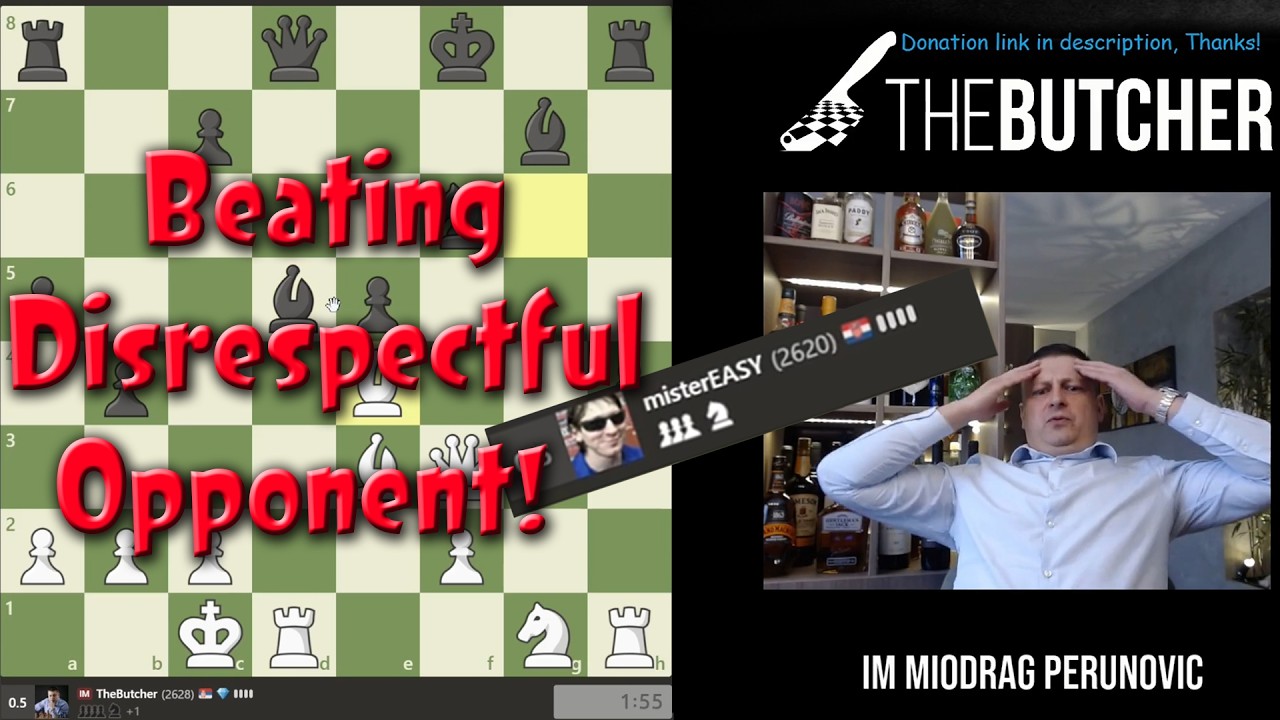 Наглый противник дразнит меня, а затем проигрывает игру.