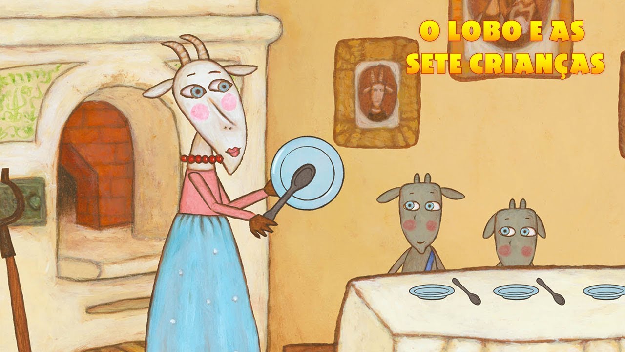 Contos Da Masha - 🐺 O Lobo E As Sete Crianças 🐐 (Episódio 1)