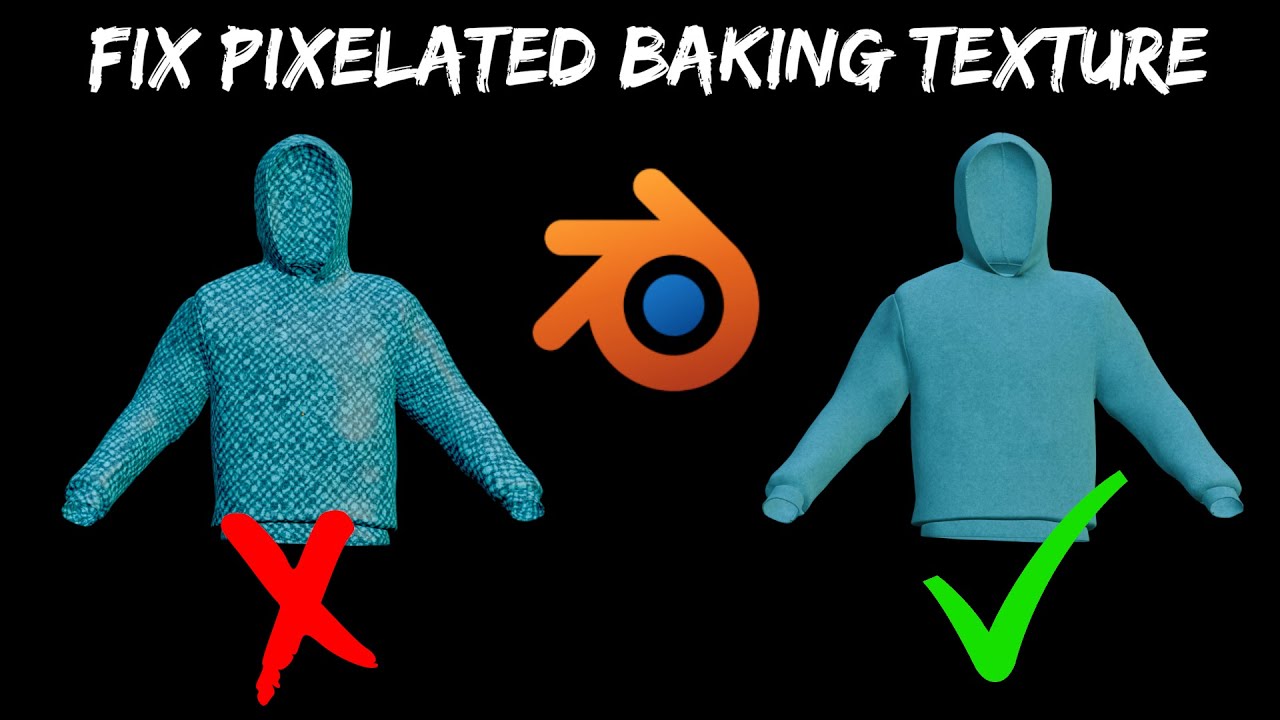 Fix Blurring and Pixelation After Texture Baking in Blender..