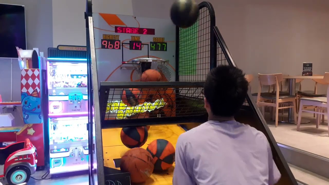 Y0Y0迷你籃球機多顆混合🏀能破多少分?