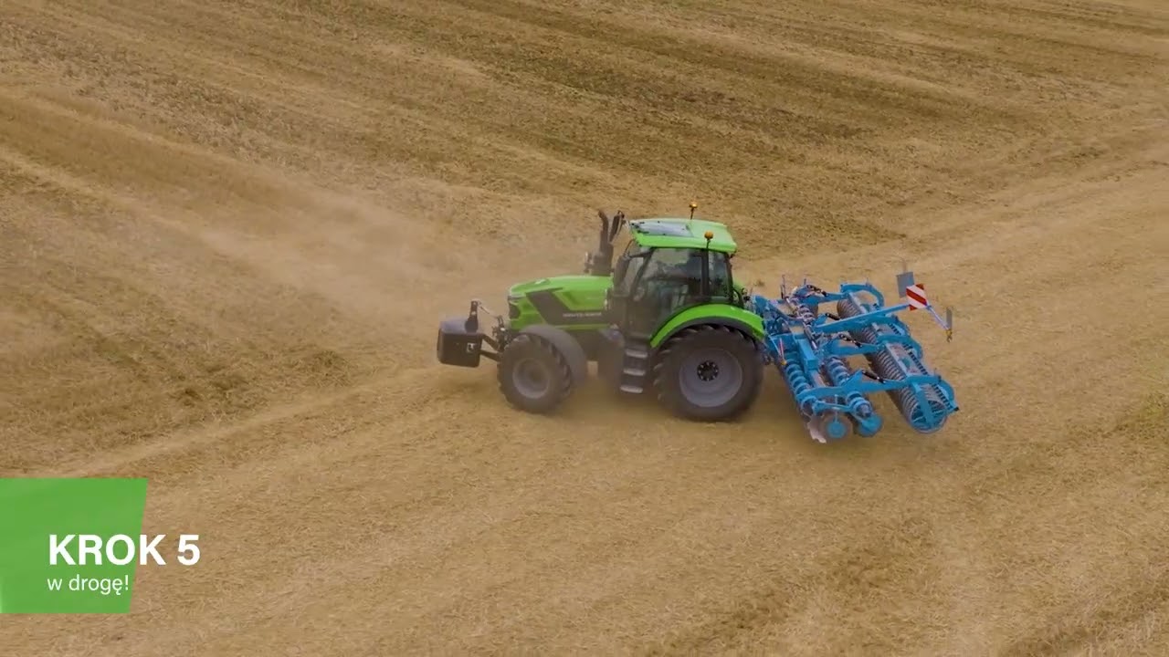 Ciągnik Deutz Fahr Seria 6C 6 4 RVshift - potężna maszyna w gospodarstwie - sprawdź co potrafi!