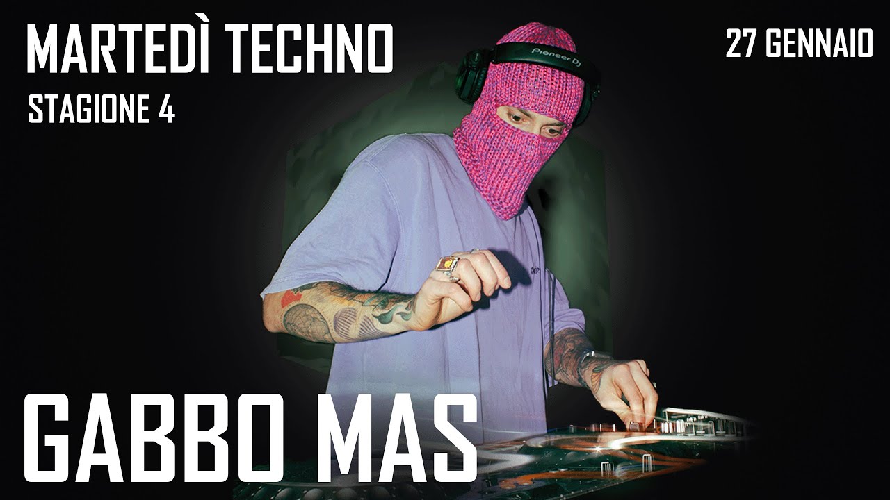 🎧 Gabbo Mas – DJ Set @ Martedì Techno | Bonasera (Modena - Centrale 66) 27/01/26