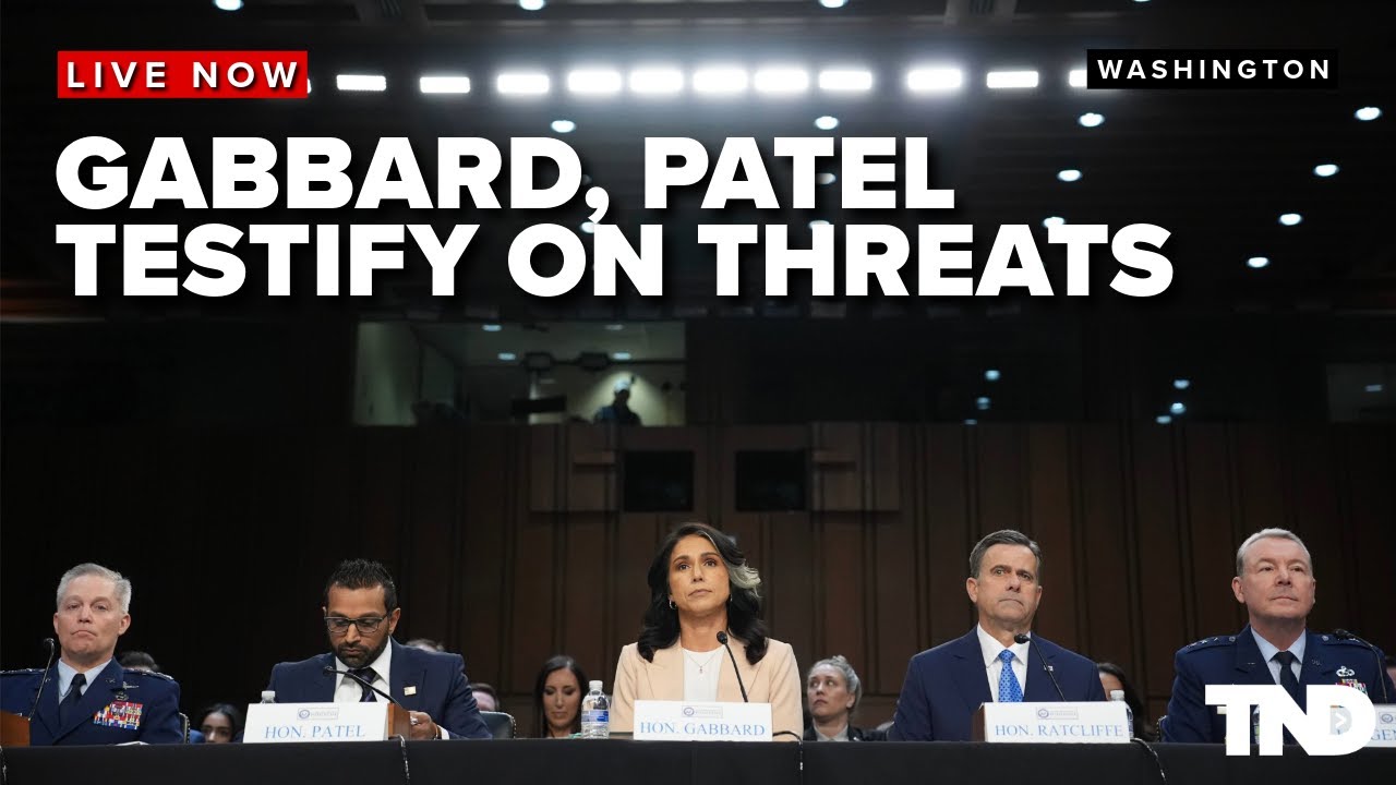 Tulsi Gabbard, Kash Patel testify to Senate on security threats after Hegseth group text