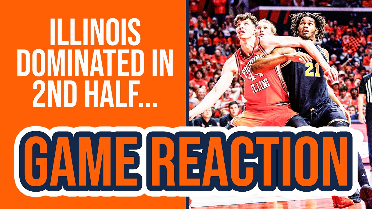 Illinois vs Michigan Postgame REACTION | The Champaign Room Recap LIVE