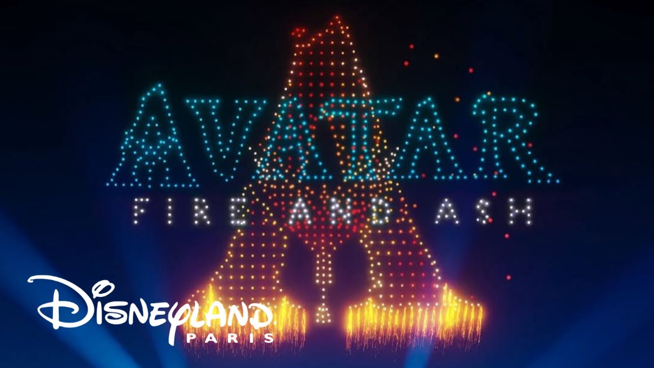 INSANE Avatar Fire & Ash Drone Show DEBUTS at Disneyland Paris | Disney 2025 First Show
