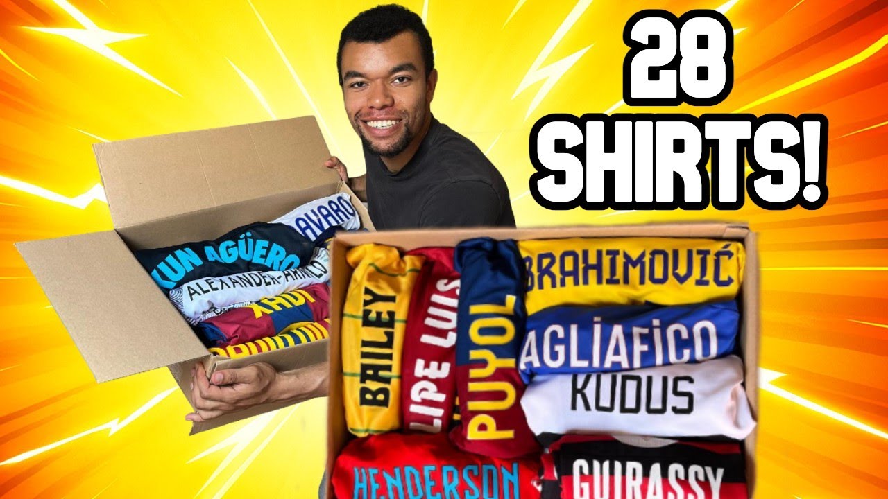 I Printed 28 Football Shirts for a Subscriber!