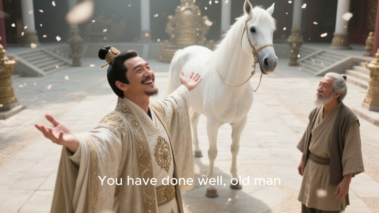 The story of the old man and the horse.