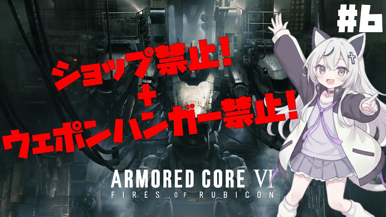[ARMORED CORE VI]ショップ禁止+ハンガー禁止でもう一度楽しもう！攻略&アセンアドバイス大歓迎！6日目[RVC]
