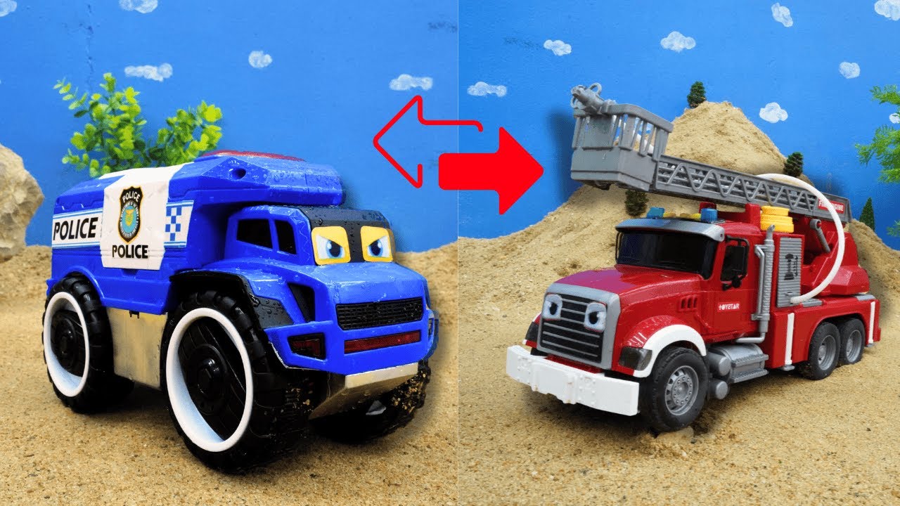 We Are Super Rescue Team - Rescue Fire Truck - Car Toys For Kids | Dinky TV