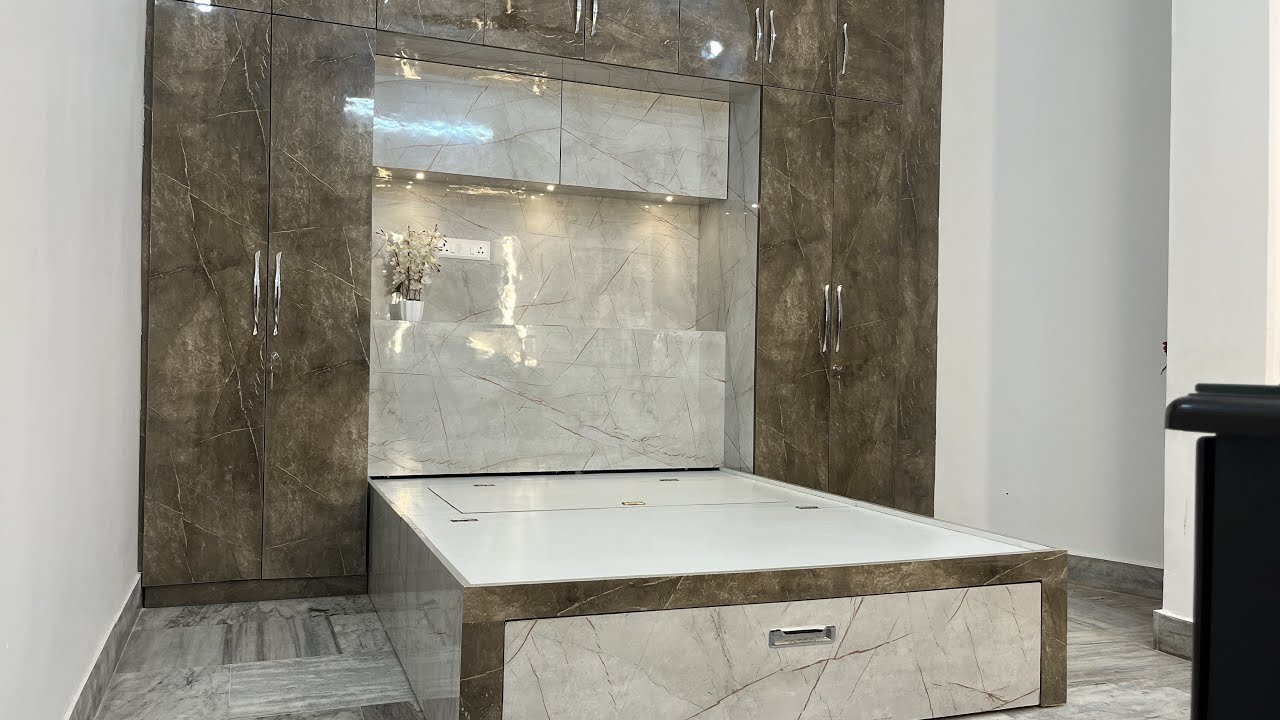 WARDROBE DESIGN WITH BED #2023 interior design #wardrobedesign  #wardrobewithbed